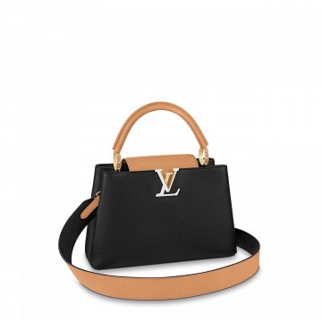 Louis Vuitton M59466 Capucines PM Black Gold Arizona Louis Vuitton M59466 Capucines PM Black Gold Arizona