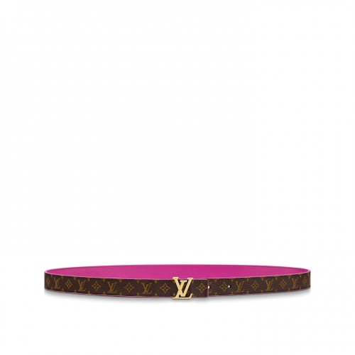 Louis Vuitton M0703X Pink LV Iconic 20mm Reversible Belt