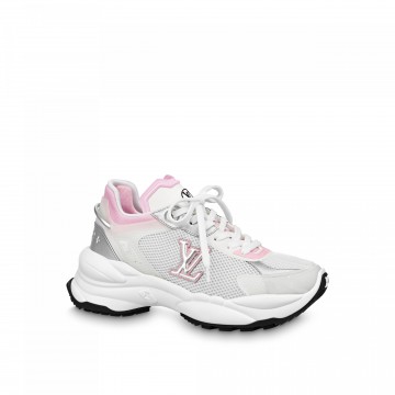 Louis Vuitton LV Run 55 Sneaker Monogram Flowers Pink 1ABVI8 Louis Vuitton LV Run 55 Sneaker Monogram Flowers Pink 1ABVI8