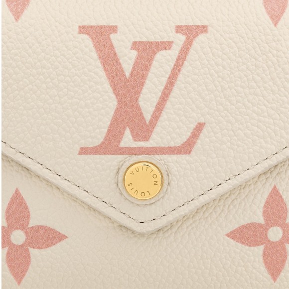 l**is V*t*n crème rose trianon m82062 victorine wallet