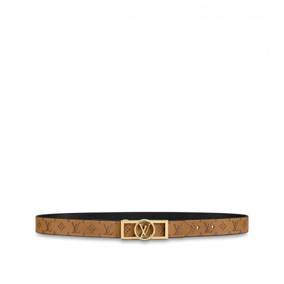 Louis Vuitton M0203U Autres Toiles Monogram Dauphine 25mm Reversible Belt Louis Vuitton M0203U Autres Toiles Monogram Dauphine 25mm Reversible Belt