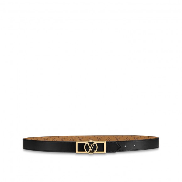 Louis Vuitton M0203U Autres Toiles Monogram Dauphine 25mm Reversible Belt Louis Vuitton M0203U Autres Toiles Monogram Dauphine 25mm Reversible Belt