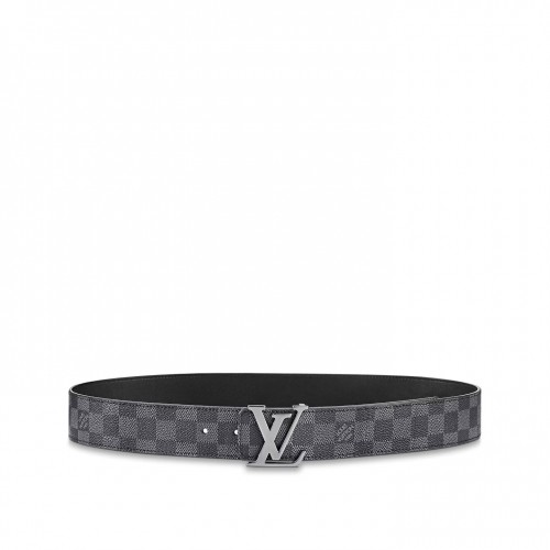 Louis Vuitton M0213U Graphite LV Initiales 40mm Reversible Belt