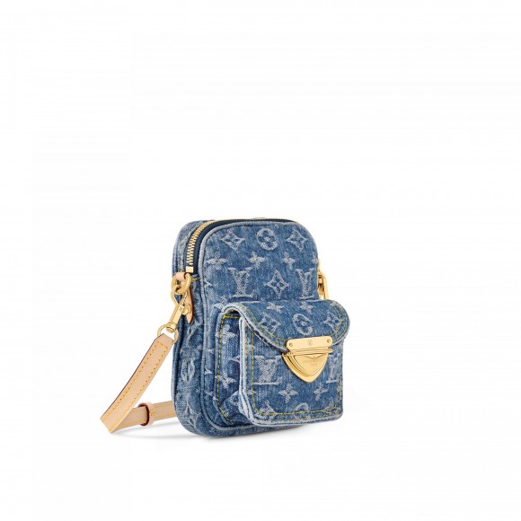 l**is V*t*n m82948 fairfax pochette denim blue