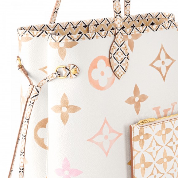 l**is V*t*n m22978 neverfull mm beige monogram