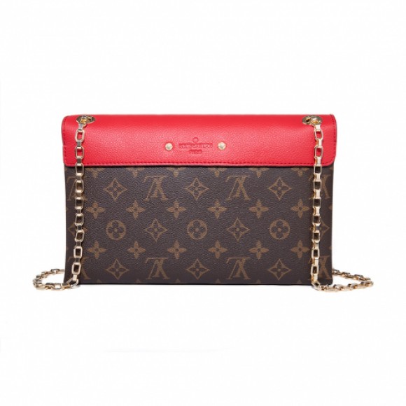 l**is V*t*n monogram canvas pallas chain m41201 cerise