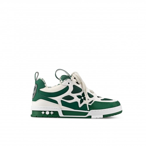 Louis Vuitton LV Skate Sneaker Since 54 Monogram Flowers Green 1AC51X Louis Vuitton LV Skate Sneaker Since 54 Monogram Flowers Green 1AC51X