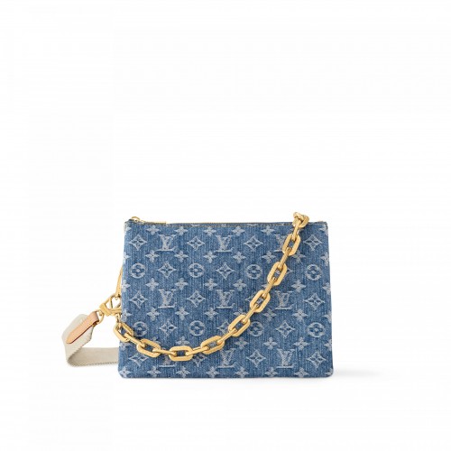 Louis Vuitton M24564 Coussin PM Denim Blue Louis Vuitton M24564 Coussin PM Denim Blue