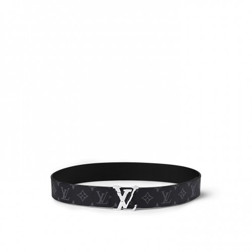 Louis Vuitton M8346U Monogram Eclipse LV Pixel 40mm Reversible Belt