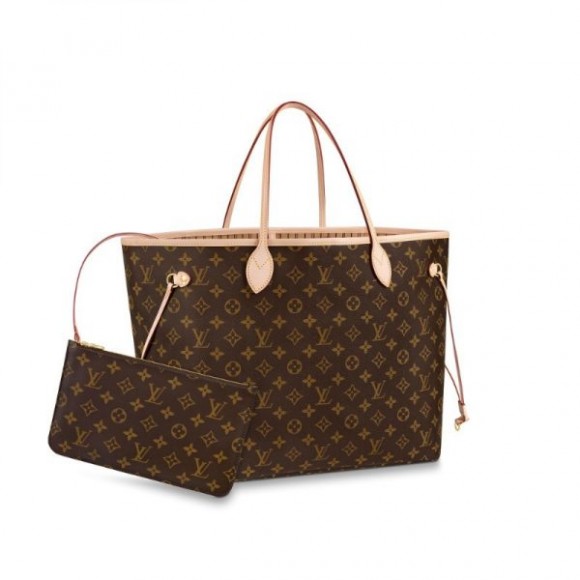 l**is V*t*n monogram canvas neverfull gm m40990 beige