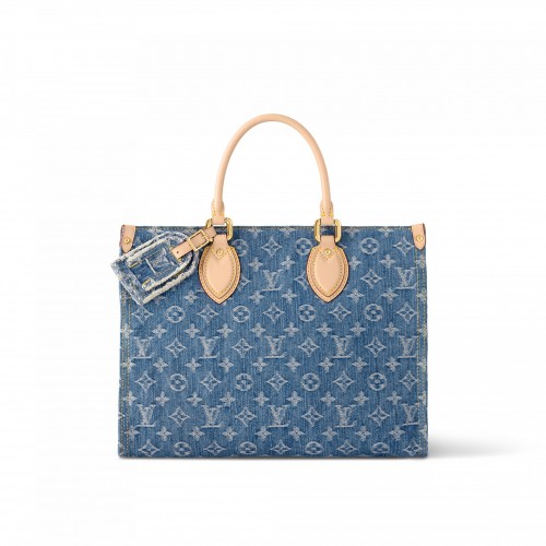 Louis Vuitton M46871 OnTheGo MM Denim Blue