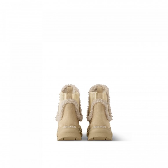 l**is V*t*n lv ski ruby flat ankle boot beige 1ac7ar