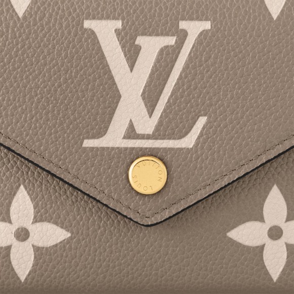 l**is V*t*n dove/cream m81861 victorine wallet