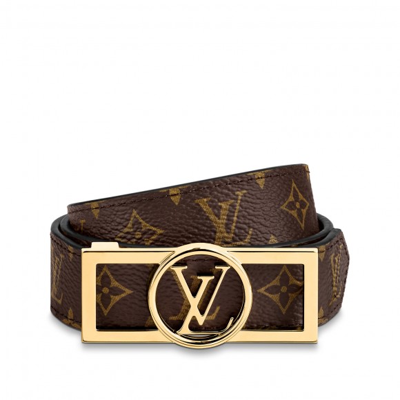 l**is V*t*n m0196y monogram dauphine 25mm reversible belt