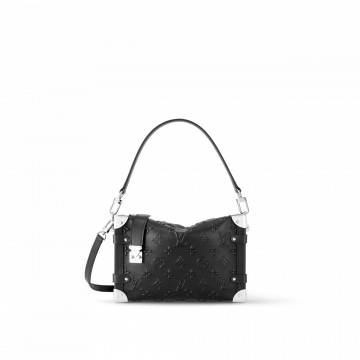 Louis Vuitton M21709 Side Trunk MM Black Fashion Leather Louis Vuitton M21709 Side Trunk MM Black Fashion Leather