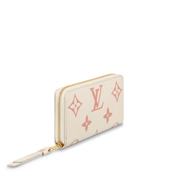 l**is V*t*n crème / rose trianon m81914 zippy wallet