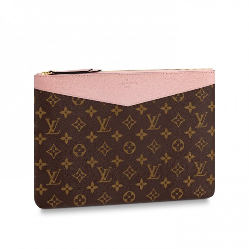 Louis Vuitton Monogram Rose Poudre M62942 Daily Pouch Louis Vuitton Monogram Rose Poudre M62942 Daily Pouch