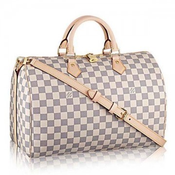 Louis Vuitton Damier Azur Canvas Speedy Bandouliere 35 N41372 Louis Vuitton Damier Azur Canvas Speedy Bandouliere 35 N41372