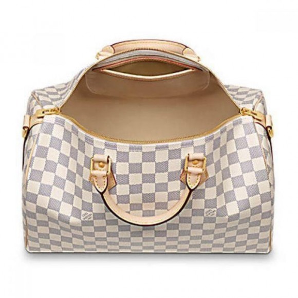 l**is V*t*n damier azur canvas speedy bandouliere 35 n41372