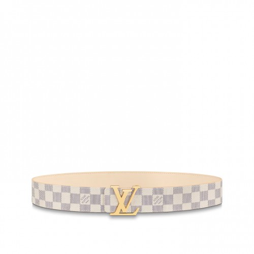 Louis Vuitton M0569S Damier azur LV Initiales 40mm Reversible Belt