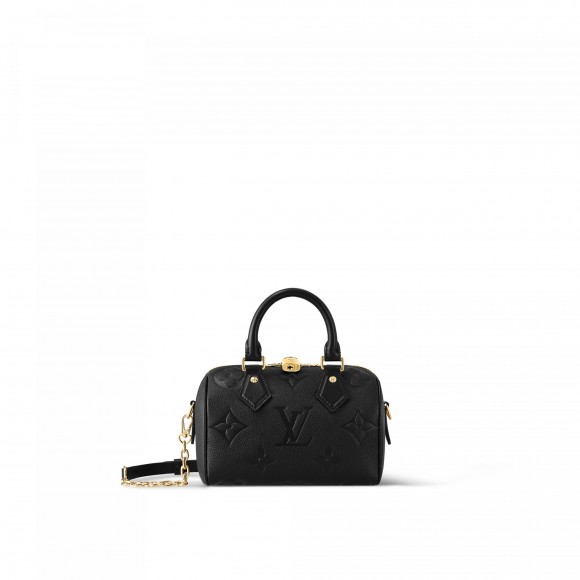 Louis Vuitton M58953 Speedy Bandoulière 20 Monogram Empreinte Leather Black Louis Vuitton M58953 Speedy Bandoulière 20 Monogram Empreinte Leather Black