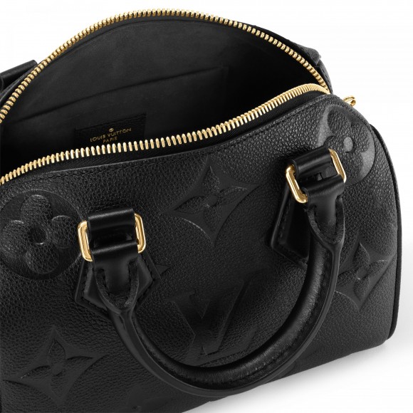 Louis Vuitton M58953 Speedy Bandoulière 20 Monogram Empreinte Leather Black Louis Vuitton M58953 Speedy Bandoulière 20 Monogram Empreinte Leather Black