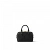Louis Vuitton M58953 Speedy Bandoulière 20 Monogram Empreinte Leather Black