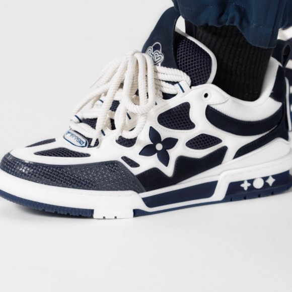 l**is V*t*n lv skate sneaker navy blue marine 1acf1u