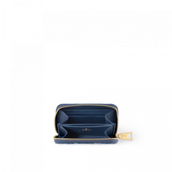 Louis Vuitton M82957 Zippy Coin Purse Denim Blue Louis Vuitton M82957 Zippy Coin Purse Denim Blue