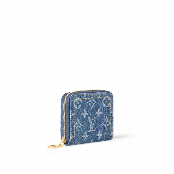 Louis Vuitton M82957 Zippy Coin Purse Denim Blue Louis Vuitton M82957 Zippy Coin Purse Denim Blue