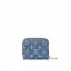 Louis Vuitton M82957 Zippy Coin Purse Denim Blue