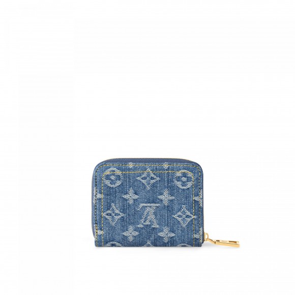 Louis Vuitton M82957 Zippy Coin Purse Denim Blue Louis Vuitton M82957 Zippy Coin Purse Denim Blue