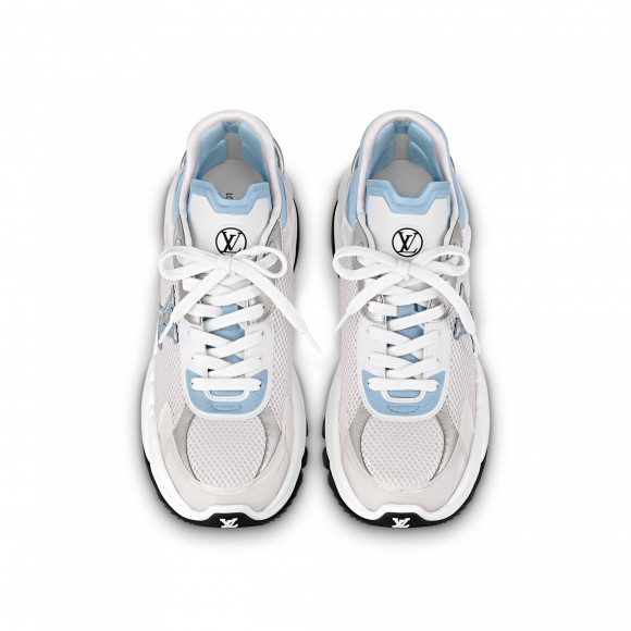 l**is V*t*n lv run 55 sneaker monogram flowers blue 1abvir