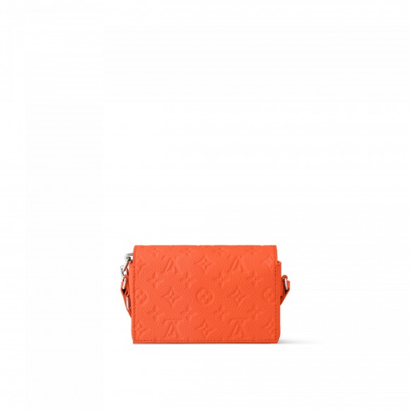 l**is V*t*n steamer wearable wallet m82916 orange