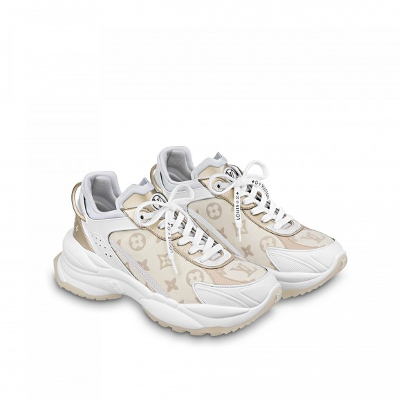 l**is V*t*n lv run 55 sneaker monogram denim beige 1abhr7