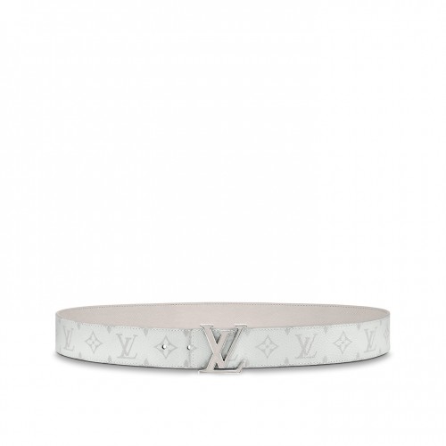 Louis Vuitton M0158U White LV Initiales 40mm Reversible Belt