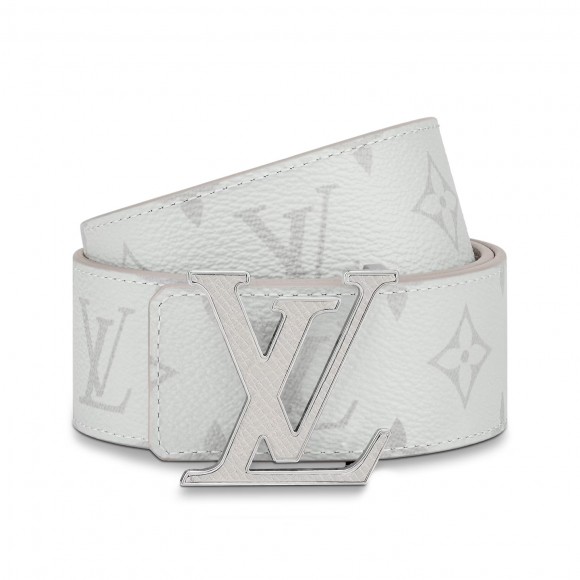 l**is V*t*n m0158u white lv initiales 40mm reversible belt