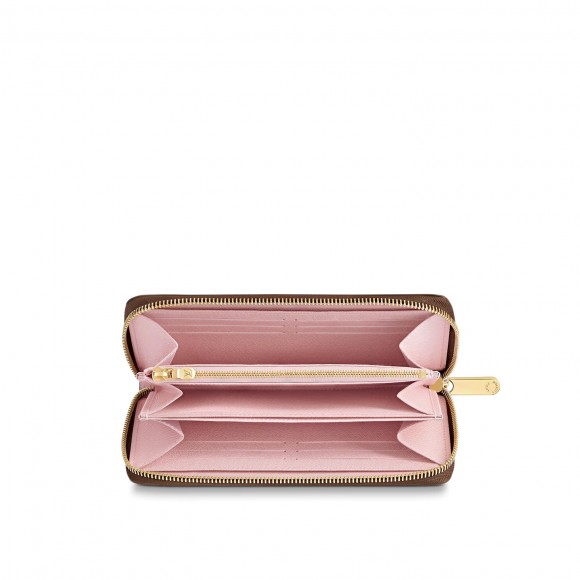 l**is V*t*n rose ballerine n60046 zippy wallet