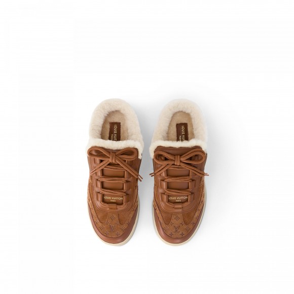 l**is V*t*n lous open back sneaker cognac brown 1acadb