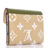 Louis Vuitton Monogram Giant Zoe Wallet Khaki