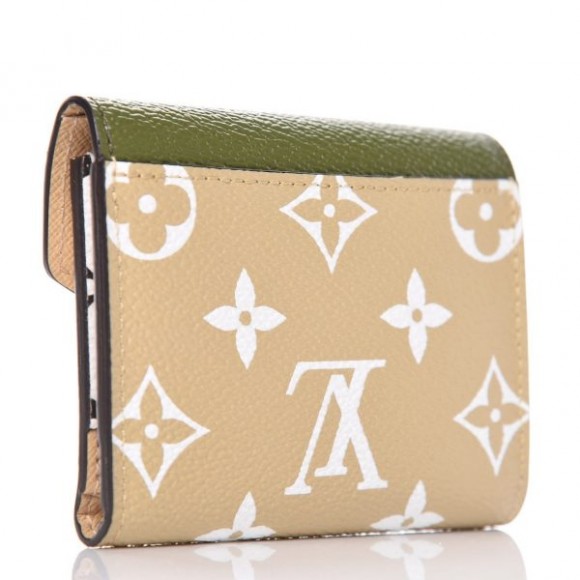 l**is V*t*n monogram giant zoe wallet khaki