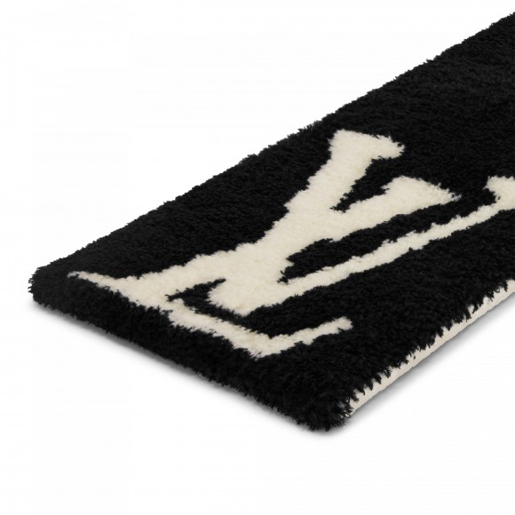 l**is V*t*n m79399 comfy black white scarf