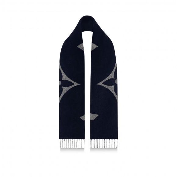 l**is V*t*n navy m77950 mng giant scarf