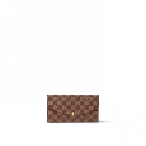 Louis Vuitton Damier Ebene N63209 Sarah Wallet Louis Vuitton Damier Ebene N63209 Sarah Wallet