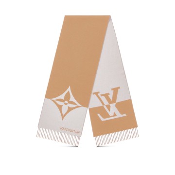 Louis Vuitton Beige M79098 Graphic Dual Scarf Louis Vuitton Beige M79098 Graphic Dual Scarf