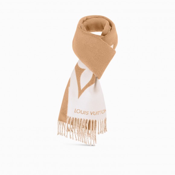 l**is V*t*n beige m79098 graphic dual scarf