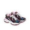 Louis Vuitton LV Run 55 Sneaker Monogram Flower Bordeaux Red 1A9H59