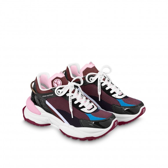 l**is V*t*n lv run 55 sneaker monogram flower bordeaux red 1a9h59