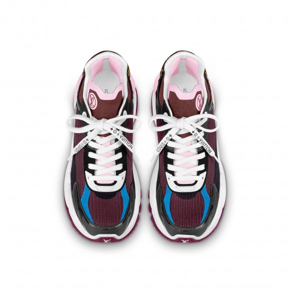 l**is V*t*n lv run 55 sneaker monogram flower bordeaux red 1a9h59