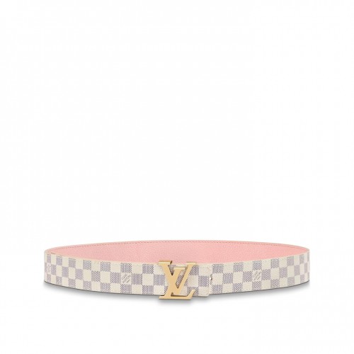 Louis Vuitton M0571U Damier azur LV Initiales 30mm Reversible Belt